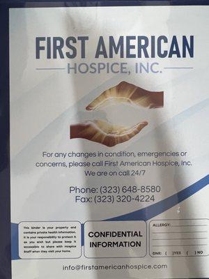 First American Home Health Inc