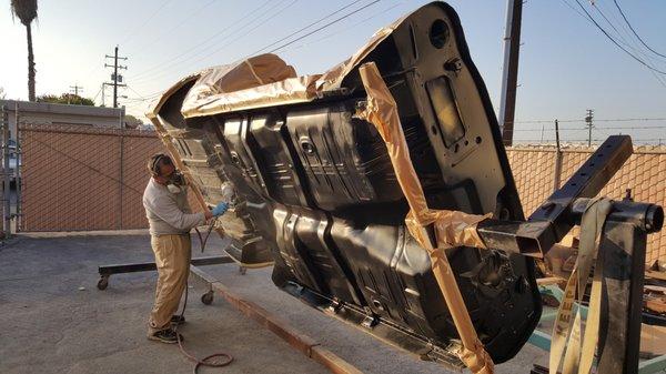 Frame-off Rotisserie restoration