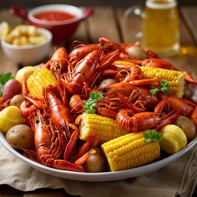 We have Louisiana Crawfish boil!
