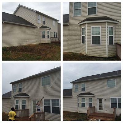(Siding) pressure washing