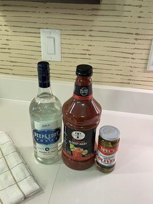 Enjoying Bloody Mary's even when I'm on the road !!! Cheers to ALL my rowdy friends !!!