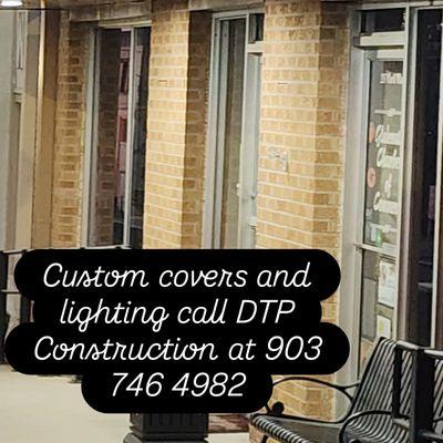 Gladewater Chamber of Commerce awning cover