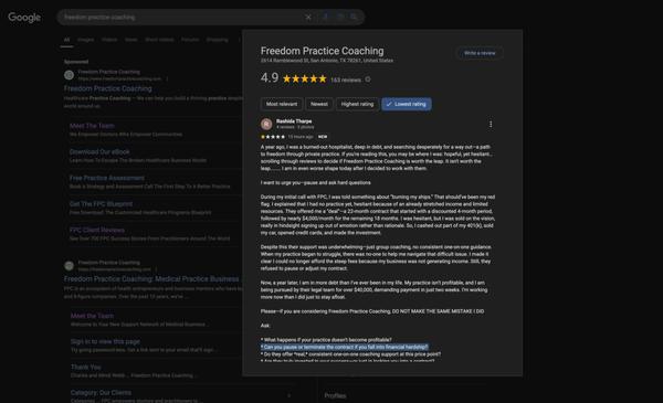 Freedom Practice Coaching