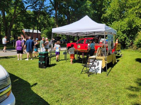 Baby goat petting zoo