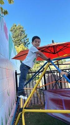 Gross motor play is important to build core strength