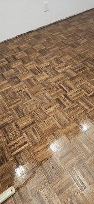 Red oak stained with special walnut!