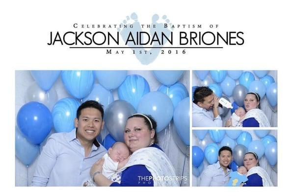 My son's Christening