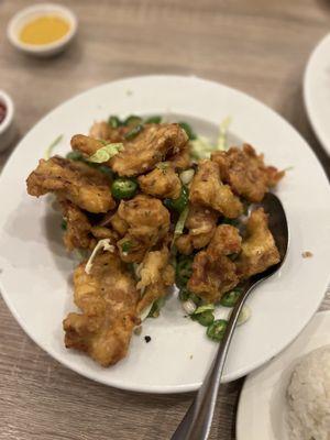 Salt and Pepper Pork Chop