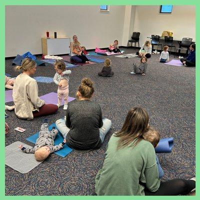 Sharing yoga with kids in libraries across Bucks County, PA