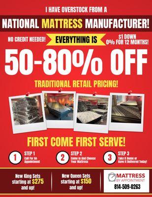 Mattress By Appointment