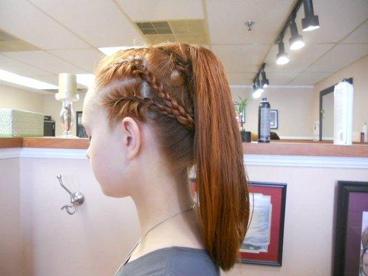 hair done by Voula