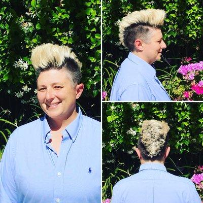 This client wanted something different and daring. I think she nailed it.