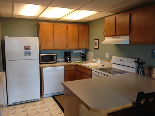 Our villa's full kitchen