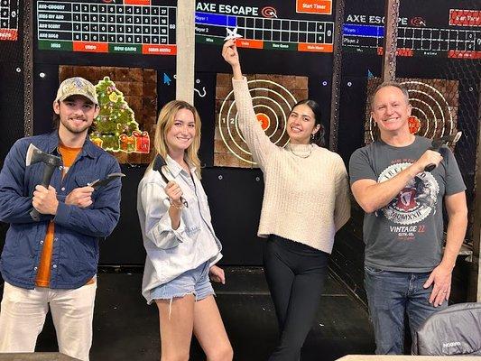 Immerse yourself in the thrill of axe throwing at Axe Escape San Antonio - the ultimate hangout spot in San Antonio, TX!