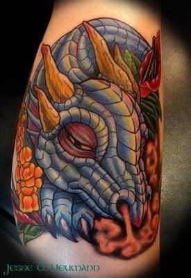 Another custom design from Jesse Neumann! Baby Dragon! Very happy with this!