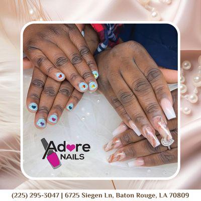  It's a nail date! Call your bestie, and let's get those nails done with fresh designs that scream friendship vibes!