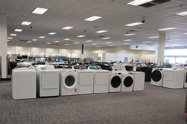 Lots and lots of bargain appliances on sale here.