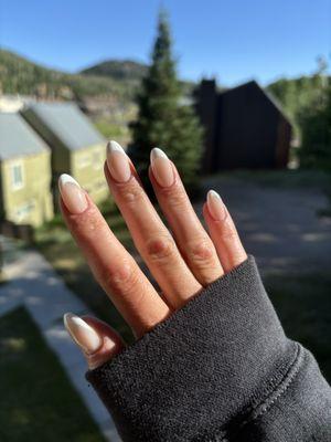 Hard gel manicure