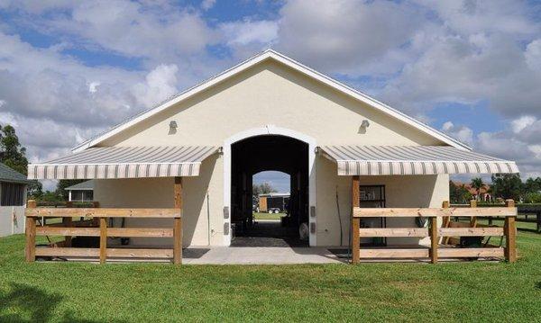 Window & door awnings through Wyoming Roofing are professionally installed & backed by manufacture & workmanship warranties. Call today!