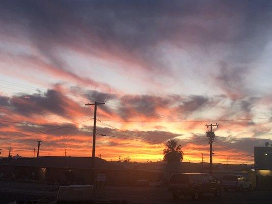 Can't promise this sunset everyday, however it seems pretty normal