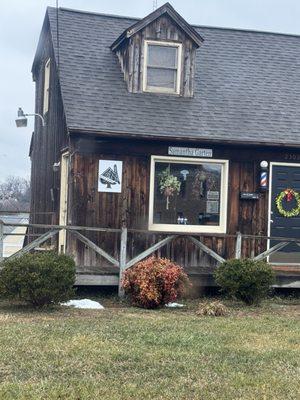Barbershop store front