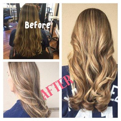 No more foils ladies! Hair painting by Susan!