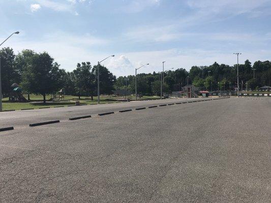 Large lot with a baseball field