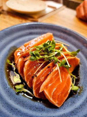 Salmon Carpaccio. Delicious. Would recommend
