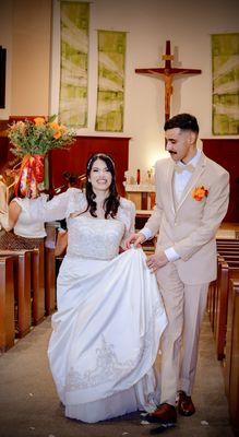 Look how perfect this suit is tailored to him!