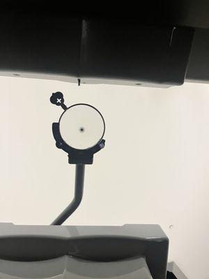 Peripheral vision test.