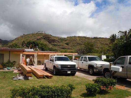 New Addition to entry & garage