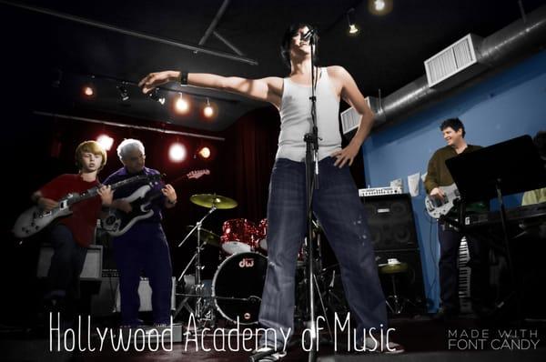 Students performing at the Fall H.A.M. "Rock Recital"!