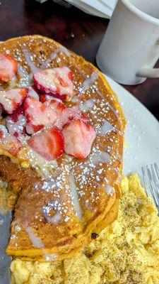 Pumpkin pancakes