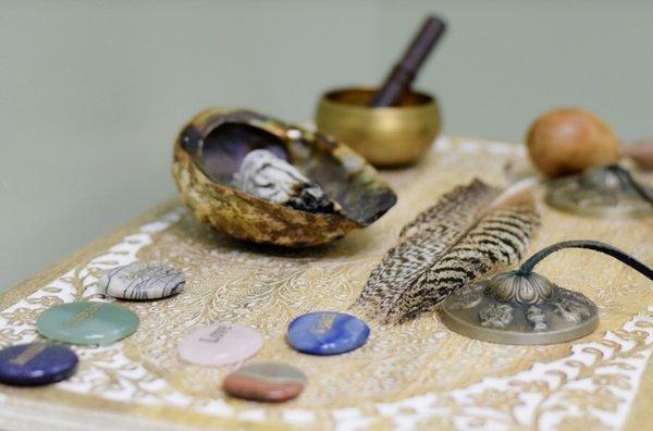 Some of my energy healing tools