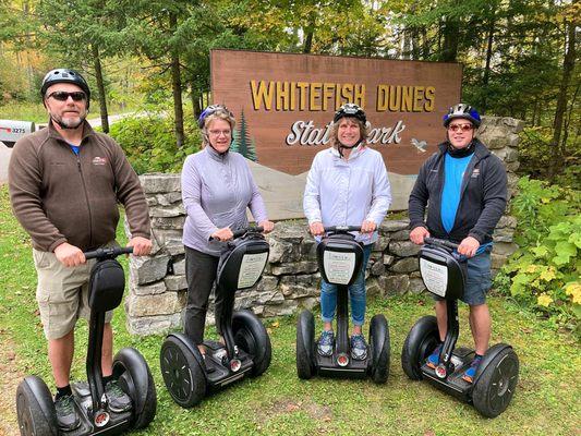 Whitefish Dunes State Park and Cave Point Segway Tour