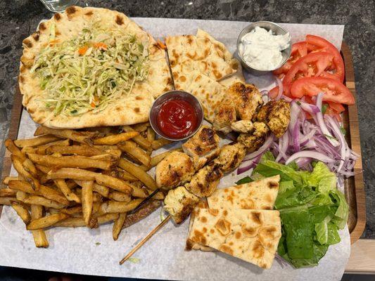 CHICKEN SOUVLAKI