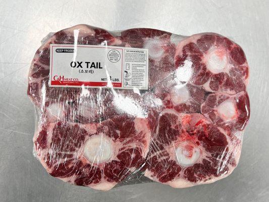 Oxtail Cut 3lbs packing