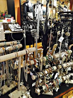 Jewelry selection.