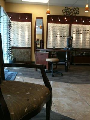 This wall is their only selection of glasses :-(