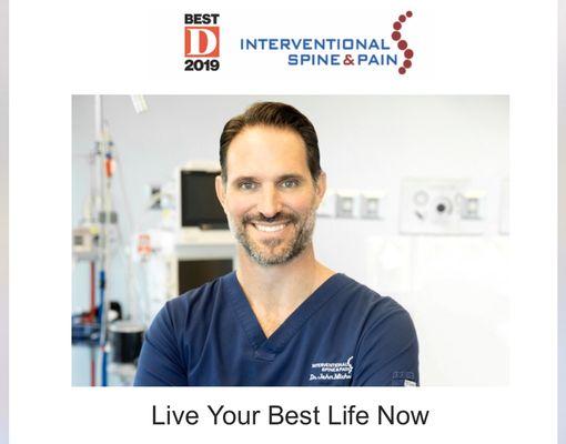 Dr. Michels was voted one of the Best Doctors in Dallas by D Magazine.