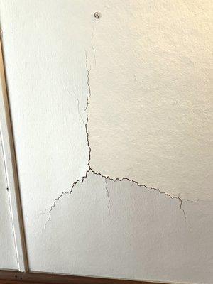 Crack to my ceiling.