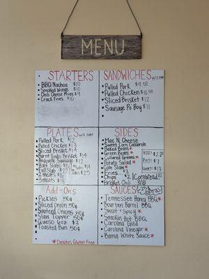 Menu from 10/31/25
