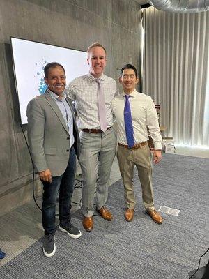 Dr. Alan and Dr. Jason teaching other dentists