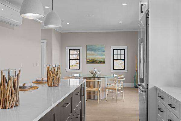 Vacant Home Staging Dining Room in Marshfield, MA