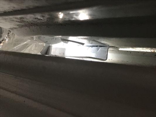 Underneath window unit