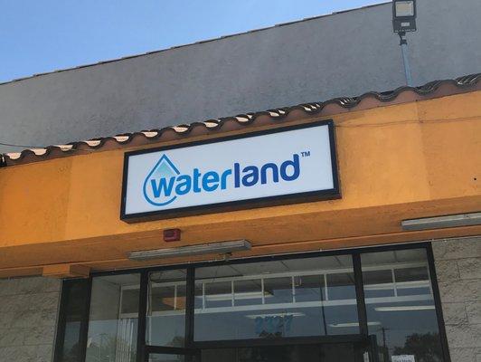 We're now Waterland! Stop by for water, coolers, filters and more!