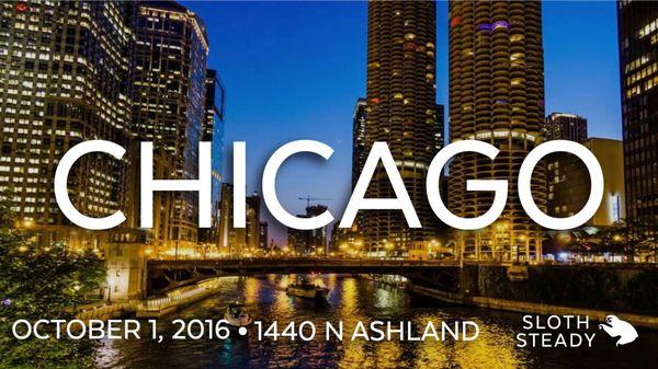 Sloth Steady Chicago grand opening!