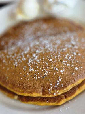 Pumpkin pancakes