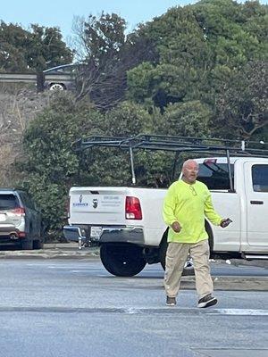 Horrible Barrier employee who curses, road rages, and advocates violence