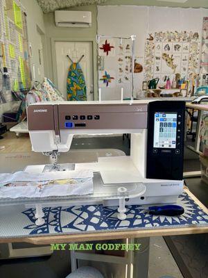 New Janome, "My Man Godfrey" I am emotionally attached.